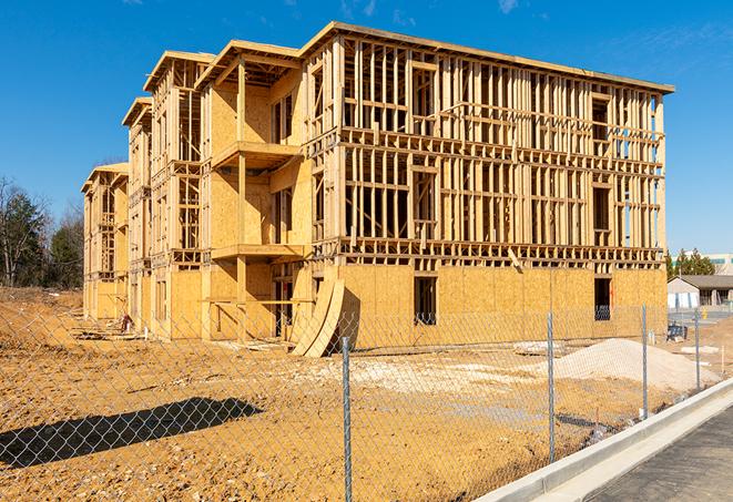 a long-lasting temporary fence helping to keep construction zones safe in Thomaston